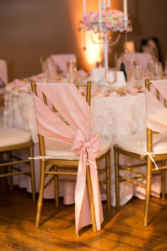 Matrimonio 50 cm Champagne Matrimonio 35 cm Elegante Fiocco per Sedia in Organza MoGist per Banchetto Festa di Compleanno 